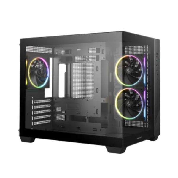 Deepcool CG330 3F mATX Gaming Case with 3 Fans and Tempered Glass